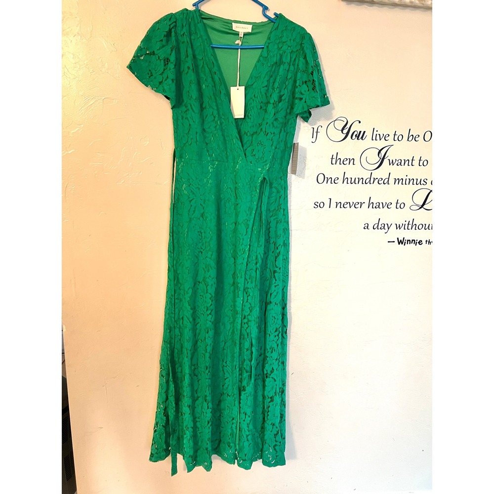Melloday Floral Lace Wrap Maxi Dress‎ cottagecore romantic spring boho formal